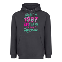 Smoke made in 1987, 35 years of being awesome Heavyweight Hoodie - Jasminsmagicworld