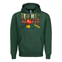 Sports Green teacher mode on Zipper Hoodie - NancyCooperArtShop