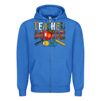 True Royal teacher mode on Zipper Hoodie - NancyCooperArtShop