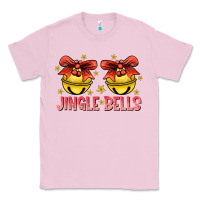Bubblegum Pink Jingle Bells Classic Tee - CowhideDigitalArt