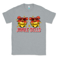 Heather Grey Jingle Bells Classic Tee - CowhideDigitalArt