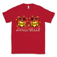 Red Jingle Bells Classic Tee - CowhideDigitalArt