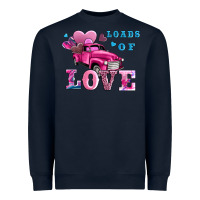 Navy loads of love wıth truck Heavyweight Sweatshirt - AdoDesignShop