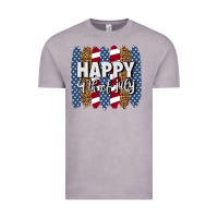 Vintage Zinc happy 4th of july brushstrokes Vintage Tee - BundleAndBundleShop