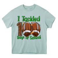 Arona i tackled 100 days of school football Heavy Core Tee - texasbilliewilder