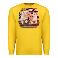 Lemon Cute Couple American Pigs Premium Sweatshirt - Bettercallsaul