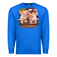 True Royal Cute Couple American Pigs Premium Sweatshirt - Bettercallsaul