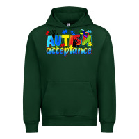 Forest Green Autism acceptance Urban Hoodie - CowGirlArtShop