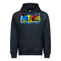 Navy Autism acceptance Urban Hoodie - CowGirlArtShop