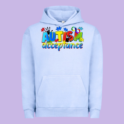 Autism Acceptance Urban Hoodie Designed By Cowgirlartshop