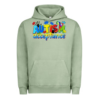 Pigment Oil Green Autism acceptance Urban Hoodie - CowGirlArtShop