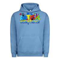 Pigment Pebble Blue Autism acceptance Urban Hoodie - CowGirlArtShop