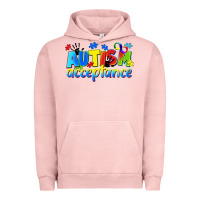Pigment Salmon Autism acceptance Urban Hoodie - CowGirlArtShop