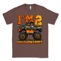 Chestnut i'm two this is how i roll monster truck birthday Classic Tee - Jasminsmagicworld