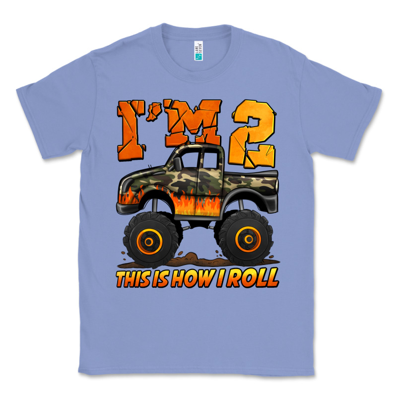 I'm Two This Is How I Roll Monster Truck Birthday Classic Tee by Jasminsmagicworld | Teevron