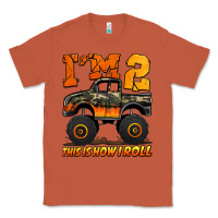 Copper i'm two this is how i roll monster truck birthday Classic Tee - Jasminsmagicworld