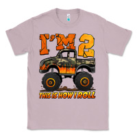 Lilac i'm two this is how i roll monster truck birthday Classic Tee - Jasminsmagicworld