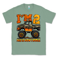 Sage i'm two this is how i roll monster truck birthday Classic Tee - Jasminsmagicworld