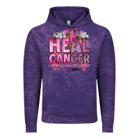 Cloud Purple heal cancer for nothing is impossible with god luk Vintage Hoodie - Artiststas