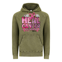 Vintage Olive heal cancer for nothing is impossible with god luk Vintage Hoodie - Artiststas