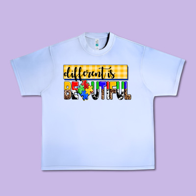 Different Is Beautiful Urban Heavy Tee Designed By Adodesignshop