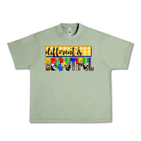 Oil Green different is beautiful Urban Heavy Tee - AdoDesignShop