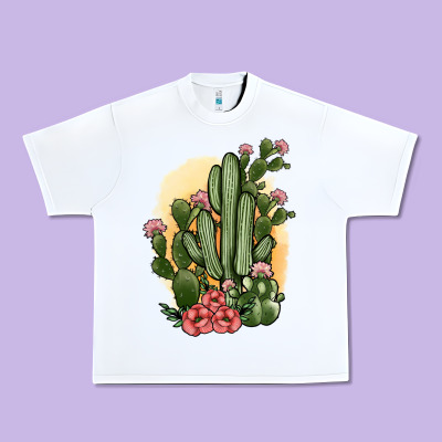 Cactus Urban Heavy Tee Designed By Jahusdesignshop
