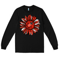 Black Ladybug Sunflower Long Sleeve Tee - Jasminsmagicworld