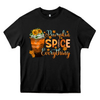 Black pumpkin spice everything Heavy Core Tee - Zillion Design Studio