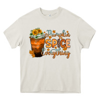 Cream pumpkin spice everything Heavy Core Tee - Zillion Design Studio