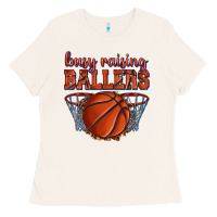Bone busy raising ballers basketball Ladies Tee - texasbilliewilder