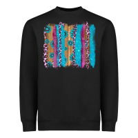 Black gemstone and pink leopard brushstrok Heavyweight Sweatshirt - AdoDesignShop