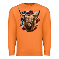 Carrot American Highland Cow Premium Sweatshirt - Bettercallsaul
