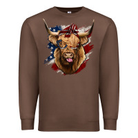 Chestnut American Highland Cow Premium Sweatshirt - Bettercallsaul