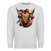 Dove Grey American Highland Cow Premium Sweatshirt - Bettercallsaul
