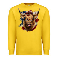 Lemon American Highland Cow Premium Sweatshirt - Bettercallsaul