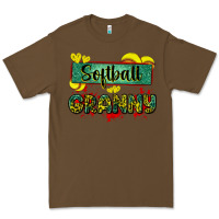 Cacao softball granny with leopard Premium Tee - Zillion Design Studio