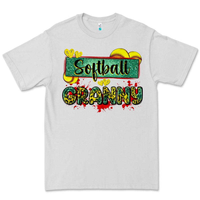 Softball Granny With Leopard Premium Tee by Zillion Design Studio | Teevron