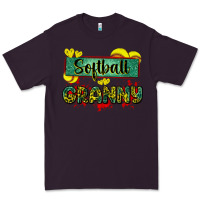 Plum softball granny with leopard Premium Tee - Zillion Design Studio