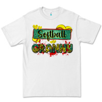 White softball granny with leopard Premium Tee - Zillion Design Studio