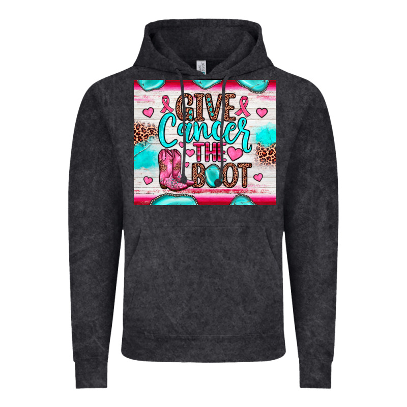 Give Cancer The Boot Vintage Hoodie by JahusDesignShop | Teevron