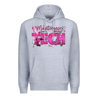 Heather Grey Breast Cancer Maintenance Tech Premium Hoodie - texasbilliewilder