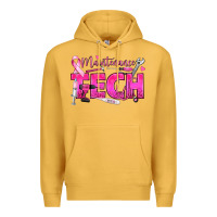Mustard Breast Cancer Maintenance Tech Premium Hoodie - texasbilliewilder