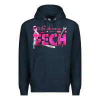 Navy Breast Cancer Maintenance Tech Premium Hoodie - texasbilliewilder