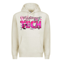 Oatmeal Heather Breast Cancer Maintenance Tech Premium Hoodie - texasbilliewilder