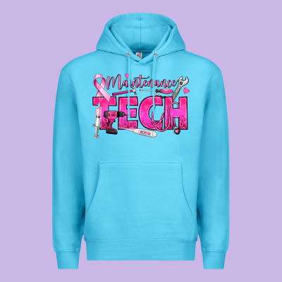 Breast Cancer Maintenance Tech Premium Hoodie Designed By Texasbilliewilder