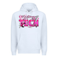 White Breast Cancer Maintenance Tech Premium Hoodie - texasbilliewilder