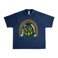 Navy cactus rainbow Urban Heavy Tee - JahusDesignShop