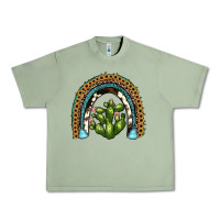 Oil Green cactus rainbow Urban Heavy Tee - JahusDesignShop