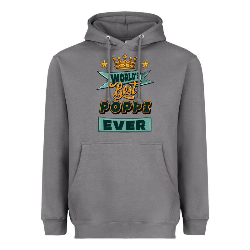 World's Best Poppi Ever Heavyweight Hoodie by Jasminsmagicworld | Teevron
